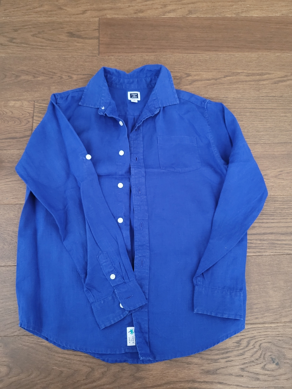 Janie and Jack Royal Blue Button-Down Shirt